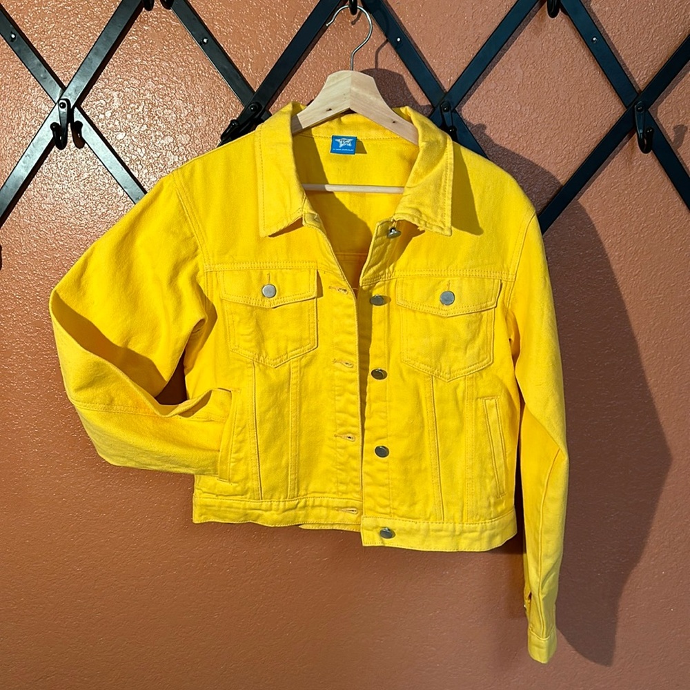 Emma Chamberlain Yellow Denim Jacket